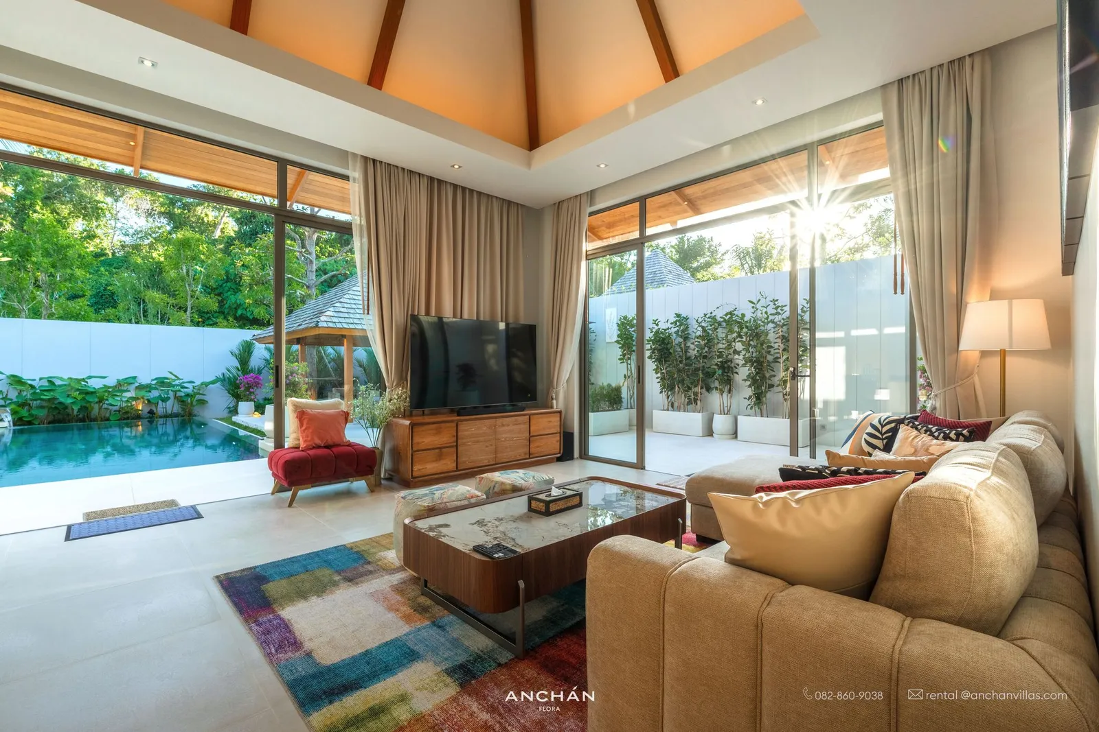 Elegant 2-Bedroom Pool Villa for Rent in Anchan Flora – Luxury Living in Phuket — Thumbnail 9