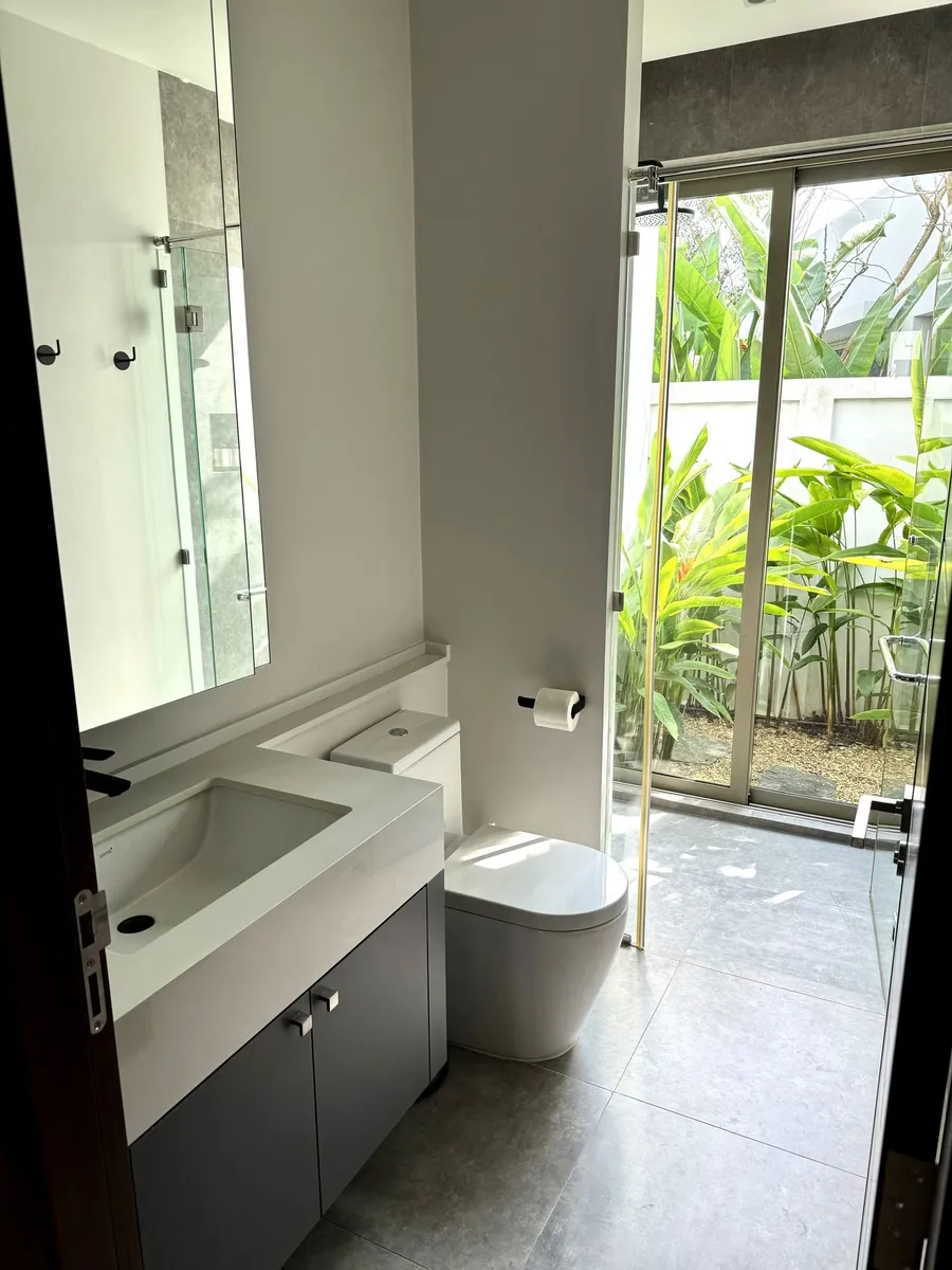 Botanica 3-Bedroom Luxury Pool Villa for Rent with Forest View near Layan, Phuket — Thumbnail 9
