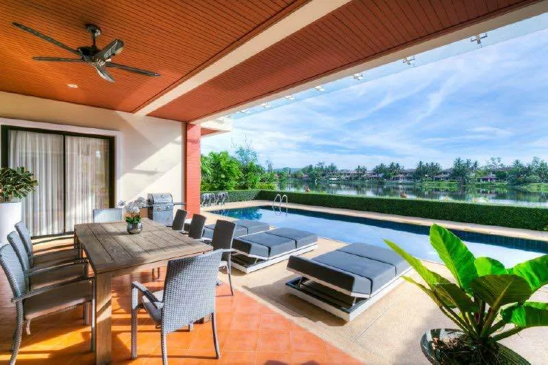 Spacious 5-Bedroom Pool Villa with Lake View for Rent in Laguna, Phuket — Thumbnail 3