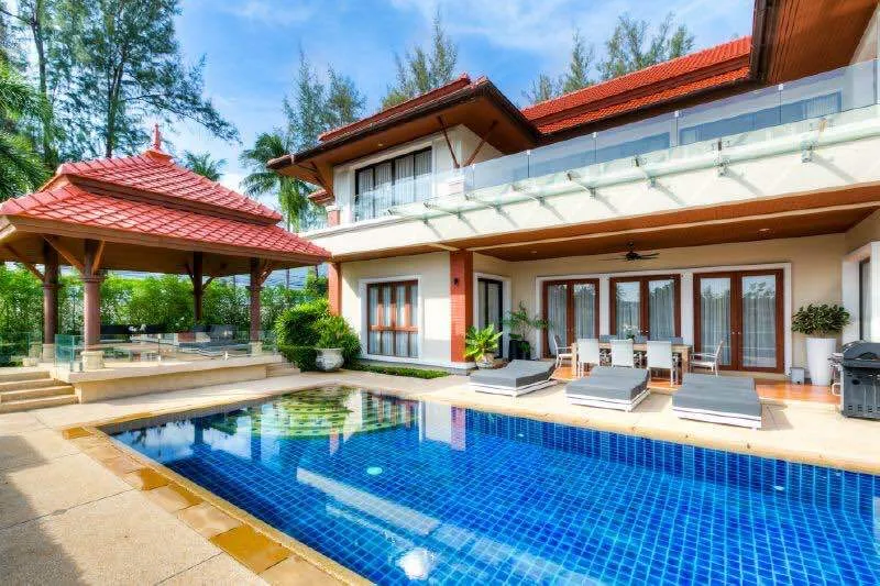 Spacious 5-Bedroom Pool Villa with Lake View for Rent in Laguna, Phuket — Thumbnail 12