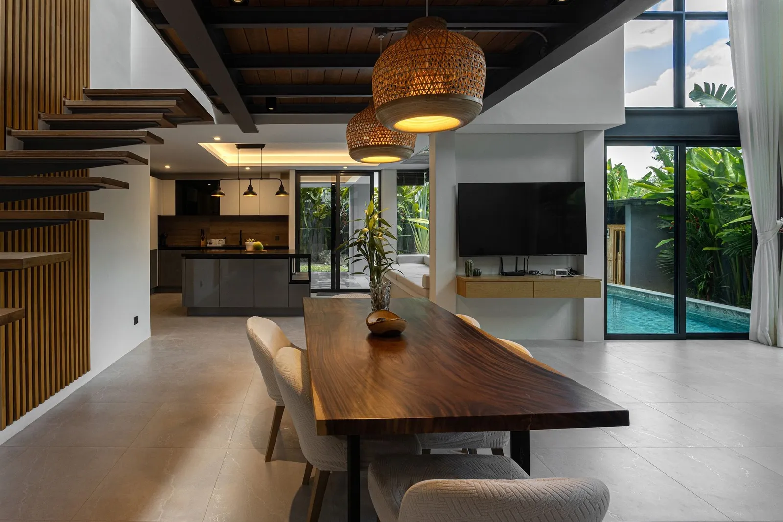 The Riverhouse Villa – Modern 3-Bedroom Pool & Sauna Home for Rent in Bangtao, Phuket — Thumbnail 27