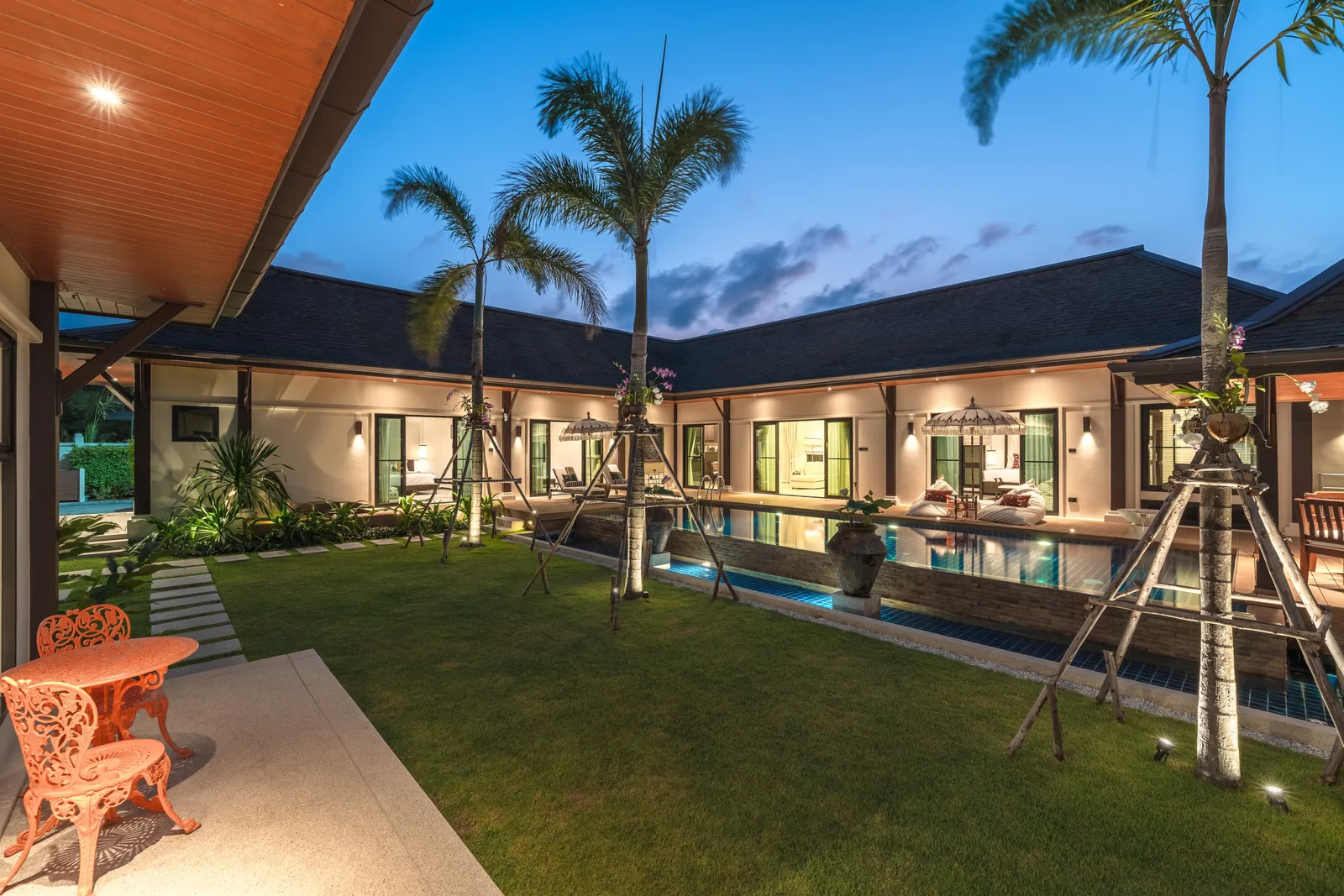 Two Tara Villa near Layan Beach | 4-Bedroom Pool Villa for Rent