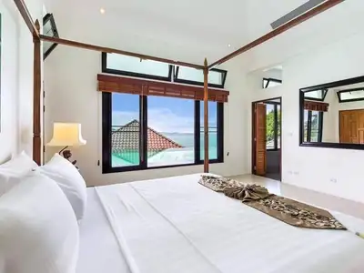 Beachfront 4 bedrooms with private pool villa for rent