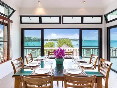 Beachfront 4 bedrooms with private pool villa for rent