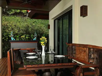 Luxury 4 bedrooms villa with private pool villa in Naiharn