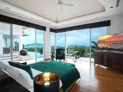 Luxury 4 bedrooms villa – Sea view – Based in Rawai