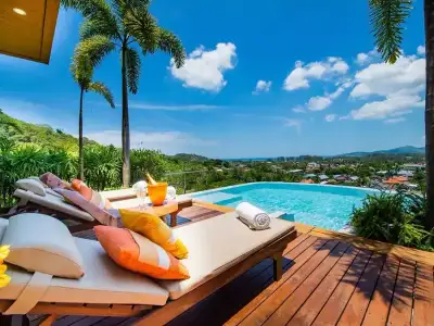 Luxury 4 bedrooms villa – Sea View – in Bang Tao