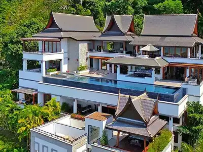 Grand Luxury Seaview 5 Bedrooms with private pool for rent in Surin Beach