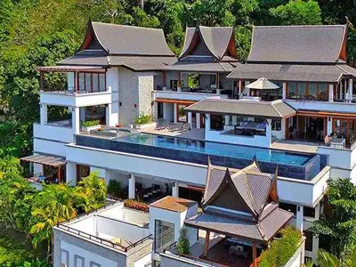 Grand Luxury Seaview 5 Bedrooms with private pool for rent in Surin Beach