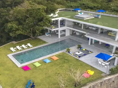 Seaview 5 bedrooms holiday home with private pool villa