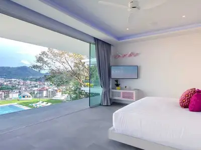 Seaview 5 bedrooms holiday home with private pool villa