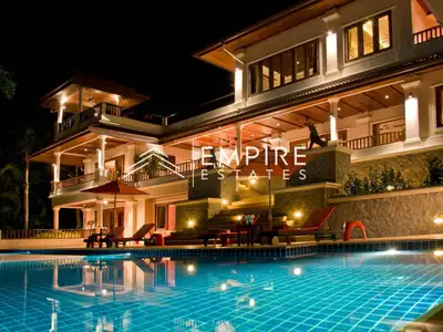 Private Pool Villa With 6 Bedrooms For Sale In Choeng Thale