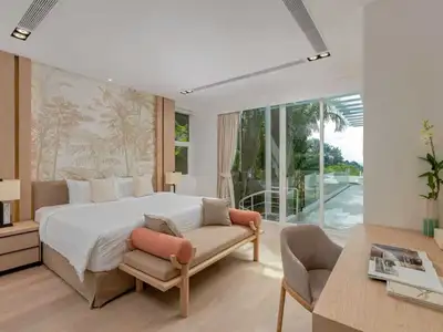Seaview 6 bedrooms with private pool for rent in Cape yamu