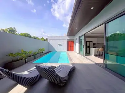 Modern 3 Bedrooms with private pool for rent in Choeng Thale