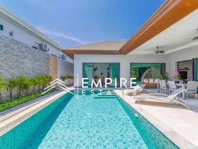 Modern 3 bedrooms with private pool villa for rent