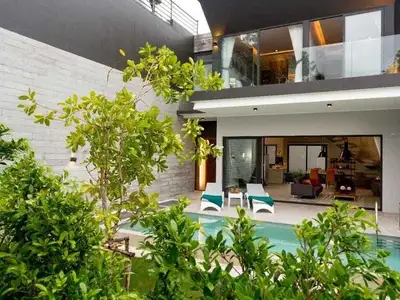 Modern 3 bedrooms with private pool for rent in Chalong