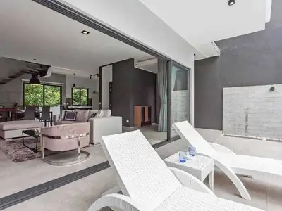 Modern 3 bedrooms with private pool for rent in Chalong