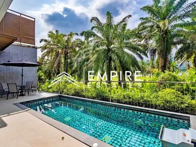 Golf course view 4 bedrooms with private pool villa for rent