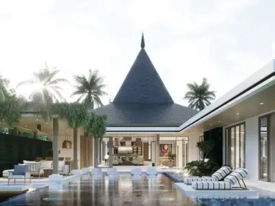 Moderns pool villa with 4 bedrooms for sale in Bang Jo,Phuket