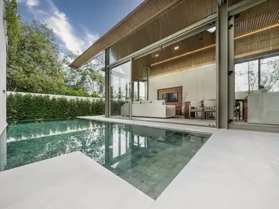 Thai Modern Villa with 4 bedrooms for sale in  Choeng Thale,Phuket