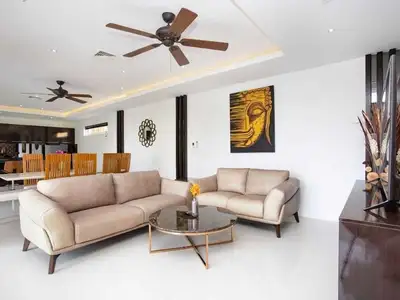 Sea View Villa with 4 bedrooms for rent in Chalong, Phuket