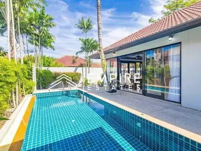 3 bedroom with private pool villa in Choeng Thale