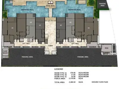 Pool Access 1 Bedroom Apartment in Bangtao