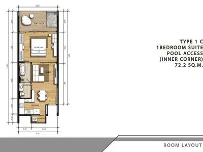 Pool Access 1 Bedroom Apartment in Bangtao
