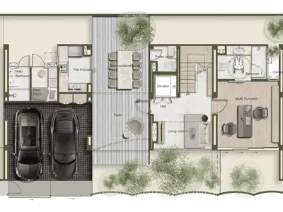 New Modern Luxury 4 Bedrooms Villa in Bangtao for sale