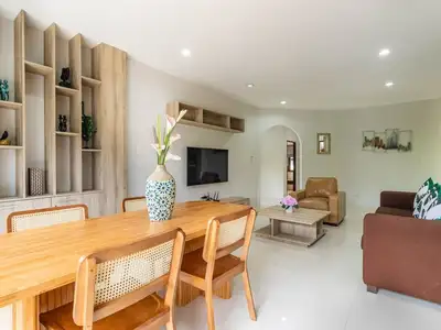 Large garden 3 bedroom villa for rent in Choeng thale