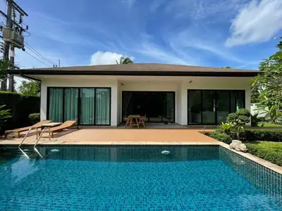 Beautiful Tropical 3Bedsroom Pool Villa For Rent, Layan, Phuket