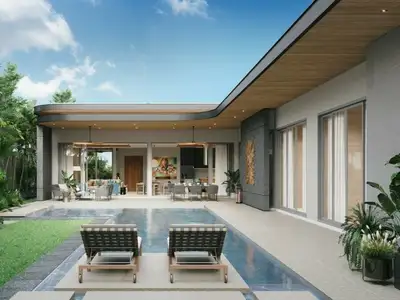 3Bedroom Modern Pool Villa For Sale, Layan, Phuket