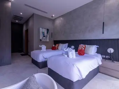6 Bedrooms Modern Style with Sea View  Private Pool Villa in  Rawai Phuket