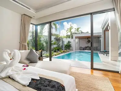 3 Bedrooms with Private Pool Villa For Sale in Choeng Thale Phuket