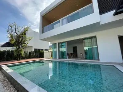 Pool villa 3 bedroom for rent near BISP – in Ratsada, Mueang Phuket