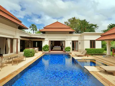 Exclusive 4 Bedroms and Office Rooms Villa 1300 Sqm. With Private Pool For Sale In Bangtao Phuket