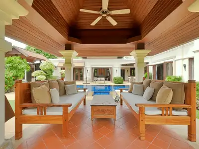 Exclusive 4 Bedroms and Office Rooms Villa 1300 Sqm. With Private Pool For Sale In Bangtao Phuket