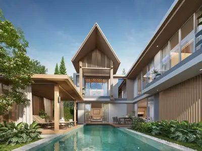 2 Storeys 4 Bedrooms Villa  423 sqm. With Private Pool For Sale In Bangtao Phuket