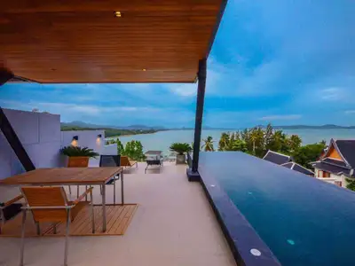 Seaview Aqua Villa – 3 bedrooms with private pool for rent in Rawai