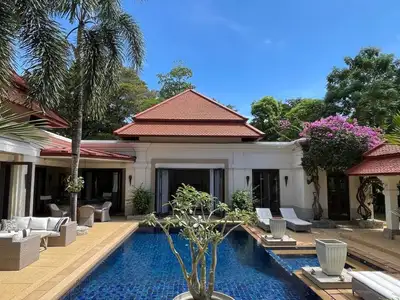 4 Bedrooms Villa Style Balinese With Private Pool For Sale In Choeng Thale Phuket