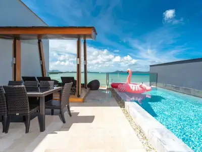 Seaview 5 bedrooms villa with private pool for rent in Rawai