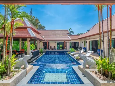 Baan Bua 4 Bedrooms Luxury Villa With Private Pool For Sale In Nai Harn-Rawai Phuket