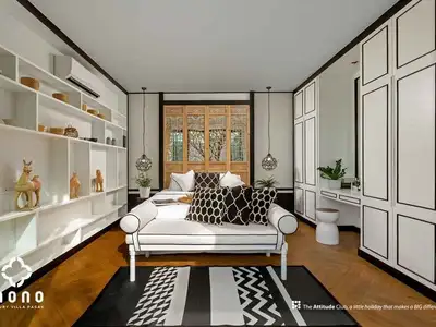 Mono villa 2 bedroom with Private pool for rent in Choeng Thale