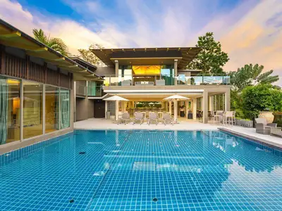 La Coline – Seaview 5 bedrooms with private pool villa in Layan Hill