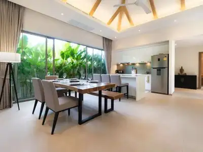 Trichada villa – 3 bedrooms with provate pool for rent in Choeng Thale