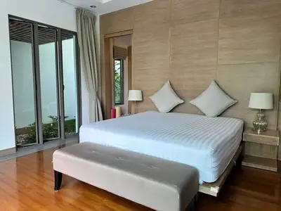 Spacious 3 bedroom with private pool for rent in Layan Beach