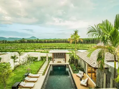 Garden Atlas Villa – 3+1 bedrooms with private pool for rent in Choeng Thale