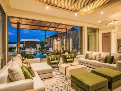 Garden Atlas Villa – 3+1 bedrooms with private pool for rent in Choeng Thale