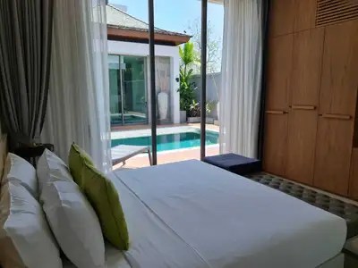 The Teak Villa – 5 bedrooms with private pool for rent in Choeng Thale