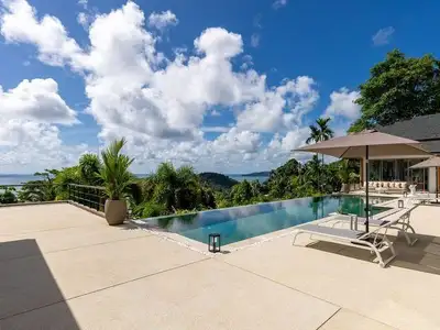 Seaview 5 bedrooms with private pool villa near Surin Beach,Choeng Thale